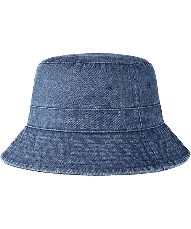 Hot Summer Bucket Hat - Trendy Cotton Sun Hat for Beach, Golf, Fishing - Fun Outdoor Vacation Boonie for Men and Women