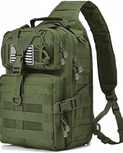HAOMUK Tactical Sling Bag Pack Military Rover Shoulder Sling Backpack EDC Molle Assault Range Bag