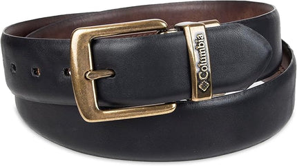 Columbia Men's 2-in-1 Reversible Casual Leather Belt for Versatile Everyday Style