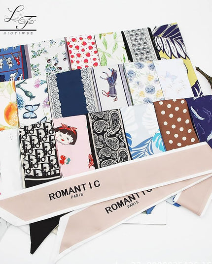 Purse Scarf Handbags For Women Skinny Hair Neck Accessories Scarves With Bag Scarfs Handle Fashion Lightweight