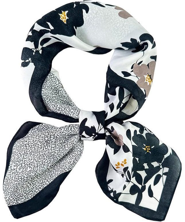 Dailyacc Hair Bandanas Scarf For Women Lightweight Fashion Neck Silk Satin Head Scarves For Sleeping Handbags Scarf