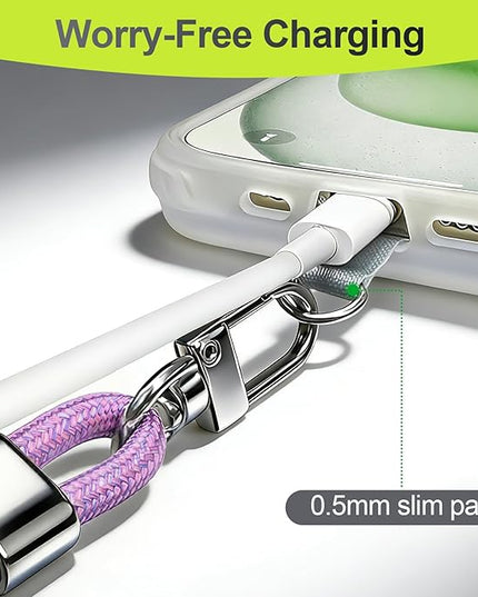 Phone Lanyard & Phone Wrist Strap, 3 in 1 Adjustable Anti Theft Phone Strap for Travel Hiking Cycling Climbing
