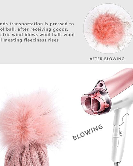 PAGE ONE Womens Winter Ribbed Beanie Crossed Cap Chunky Cable Knit Pompom Soft Warm Hat