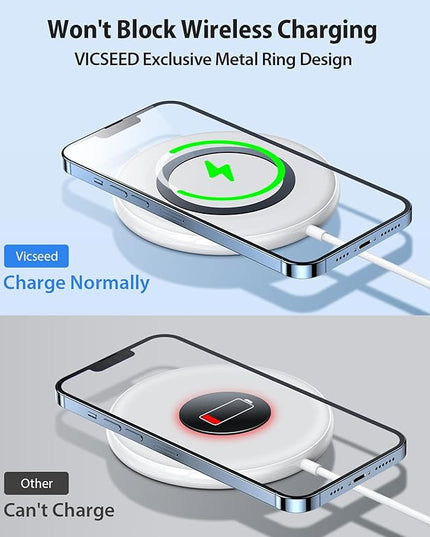 VICSEED for MagSafe Car Mount [Upgraded Strongest Magnet Power] Magnetic Phone Holder for Car Vent 360 Adjustable Magnetic Car Phone Holder Mount for iPhone 17 Air Pro Max 15 14 13 12 Plus Mini, Blue