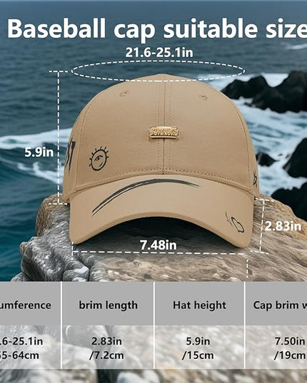 Trendy Unisex Graffiti Baseball Cap, Adjustable Cotton Baseball Cap for Men & Women, Athletic Streetwear Hat
