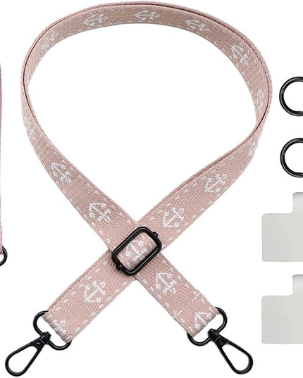 Adjustable 1" Width Phone Crossbody Lanyard and Wristlet Strap - Gift For The Lover In Your Life