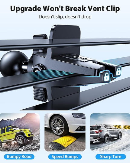 VICSEED for MagSafe Car Mount [Upgraded Strongest Magnet Power] Magnetic Phone Holder for Car Vent 360 Adjustable Magnetic Car Phone Holder Mount for iPhone 17 Pro Max 16 15 14 13 12 Plus Mini
