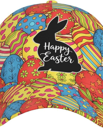 Easter Baseball Cap,Rabbit Eggs Baseball Hat,Fashion Snapback Hats Outdoor Trucker Hat for Women Men