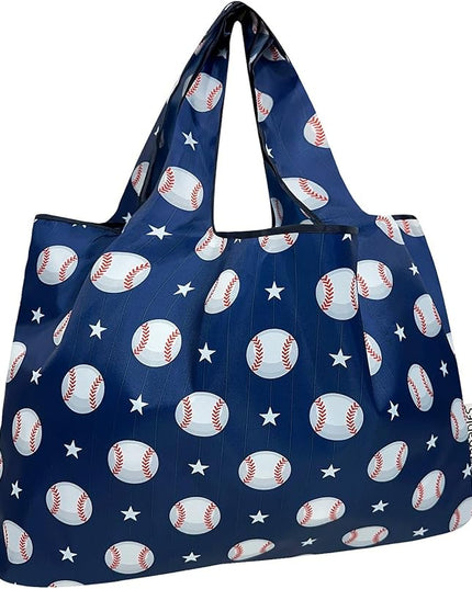 allydrew Large Foldable Tote Nylon Reusable Grocery Bags