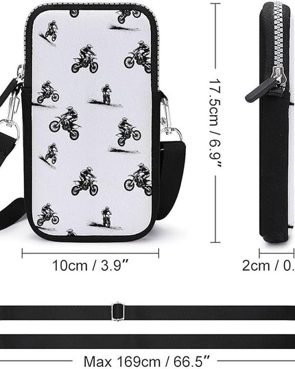 Small Crossbody Bags for Men, Cool Lightweight Sling Phone Pouch, Slim Cell Phone Purses