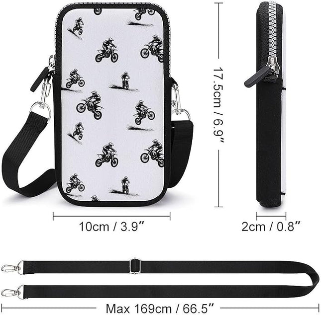 Small Crossbody Bags for Men, Cool Lightweight Sling Phone Pouch, Slim Cell Phone Purses
