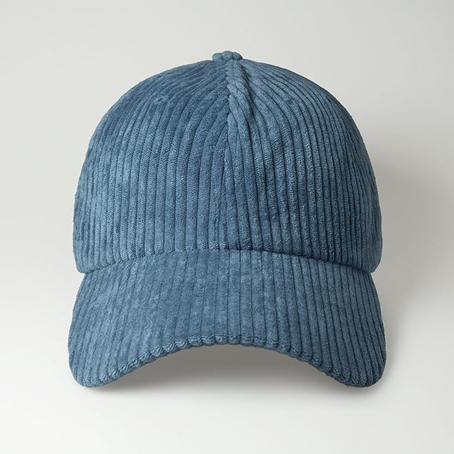 CHOK.LIDS Everyday Corduroy Baseball Cap for Men and Women Dad Hat Unisex Adjustable Lightweight Polo Style Curved Brim
