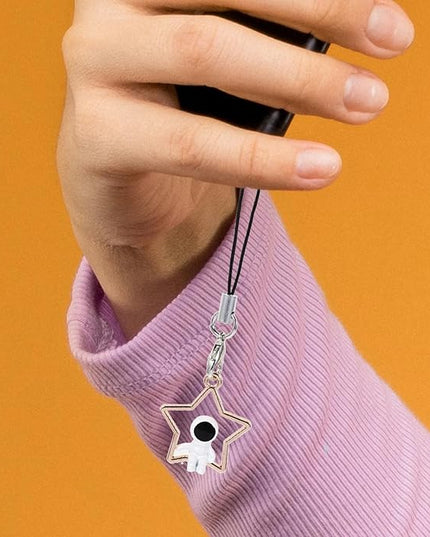 Cartoon Astronaut Phone Hanging Charms Phone Case Chain Key Chain Pendant