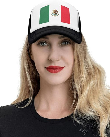 Cute Flag Baseball Cap for Men Women Mesh Trucker Hat Adjustable Patriotic Snapback Baseball Hat for Sports Running