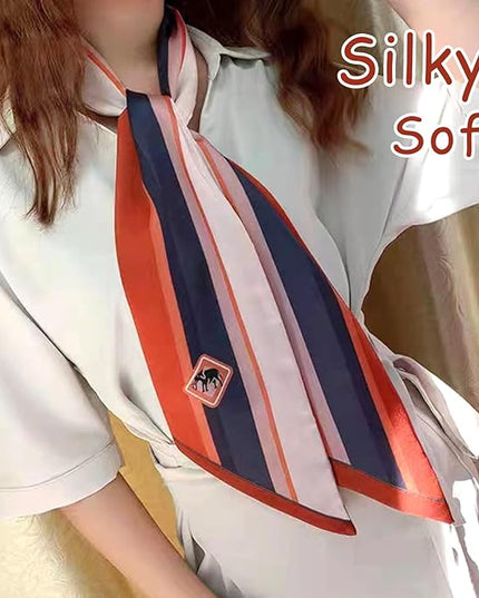 Dailyacc Hair Scarf for Women Fashion Silky Satin Headscarf Wrap Breathable Lightweight Neck Scarves For Handbag
