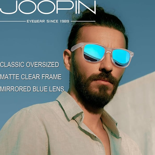 Joopin Square Sunglasses Polarized UV Protection Trendy Designer Sun Glasses Men Women