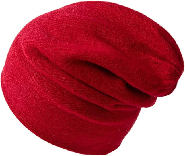 Villand 100% Merino Wool Beanie Hat for Women and Men with Gift Bag, Double-Layered Wool Hat, Knitted Ski Cap for Winter