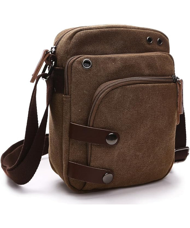 Collsants Mini Crossbody Bags for Women and Men - Small Purses and Handbags - Travel Bag - Canvas Shoulder Purse