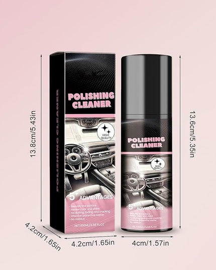 Car Interior Cleaner, Vehicle Interior Polish, 100ml Car Interior Cleaner, Interior Detailer Spray, Total Car Interior Cleaner Rejuvenation, Decontaminatio, Interior All Purpose Car Cleaner
