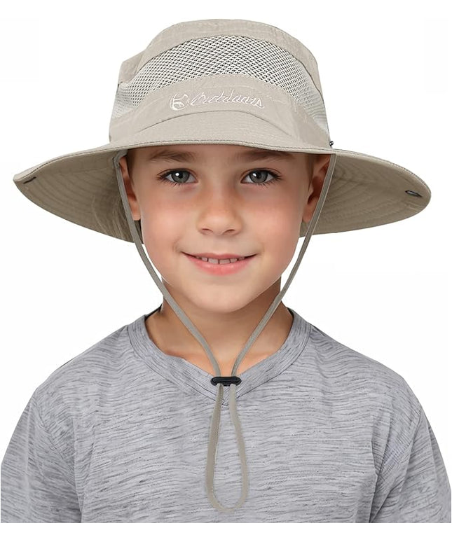 Century Star Outdoor Kids Sun Hat UPF 50+ Quick Dry Adjustable Bucket Hat Windproof Waterproof Beach Fishing Safari Hat