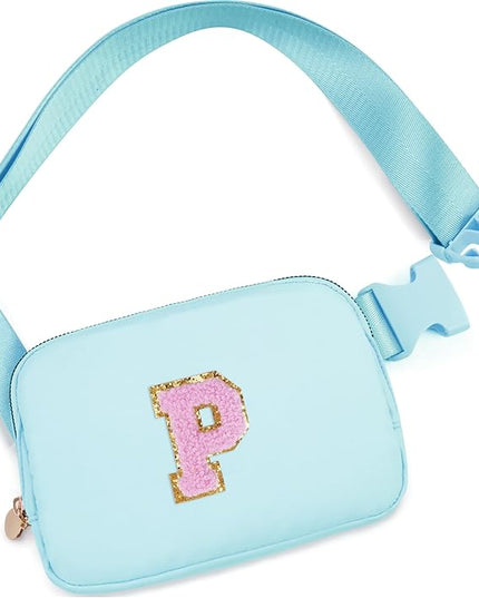 Uygafly Birthday Gifts for 6 7 8 9 10 11 12 13 Year Old Girls,Belt Bag for Women Girls Fanny Pack Crossbody Bags for Kids,Fashion Waist Packs Cute Teen Trendy Stuff Travel Essentials | Blue,P