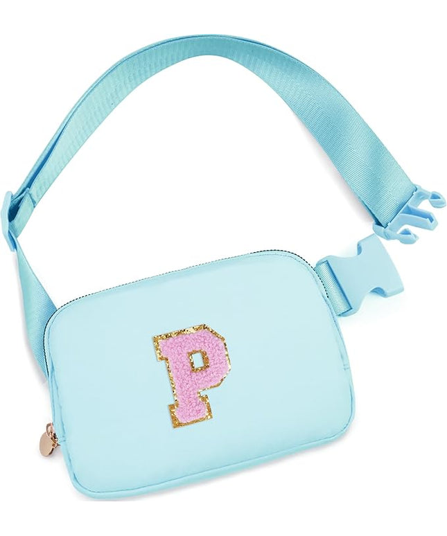 Uygafly Birthday Gifts for 6 7 8 9 10 11 12 13 Year Old Girls,Belt Bag for Women Girls Fanny Pack Crossbody Bags for Kids,Fashion Waist Packs Cute Teen Trendy Stuff Travel Essentials | Blue,P