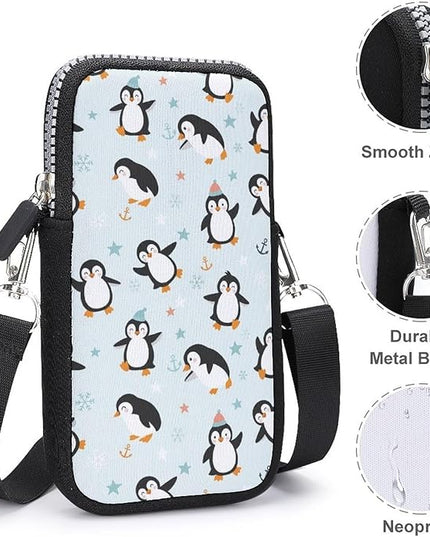 Small Crossbody Bags for Men, Cool Lightweight Sling Phone Pouch, Slim Cell Phone Purses