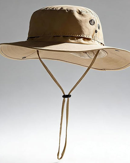 PLCWSCFV Plus Size XL XXL Sun Hats for Men Bucket Boonie UV Protection UPF50+ Waterproof Wide Brim Foldable Fishing Beach