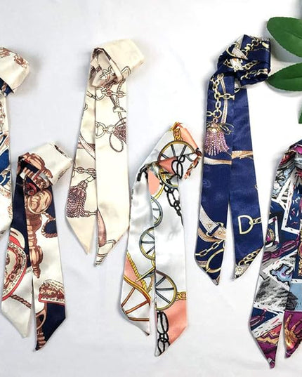kcctoo 2/6/10Pack Scarf Bags for Women Handbag Scarfs Band Hair Neck Scarves Fashion Gifts