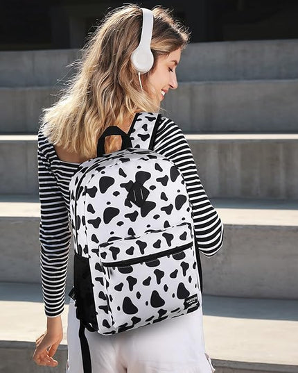 YAMTION Unisex School Backpack,Classic Casual Bookbag Adults and Teens Schoolbag with USB Port for High School College Office Work Travel