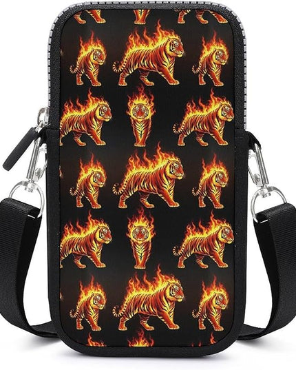 Unisex Small Crossbody Bags, Women Men Portable Adjustable Crossbody Phone Wallet Pouch