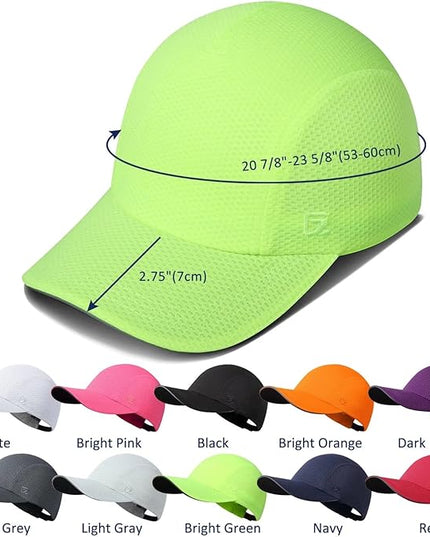GADIEMKENSD Women's Race Day Running Cap Performance Mesh Hat - Excellent Ventilation, Lightweight, Reflective Safety