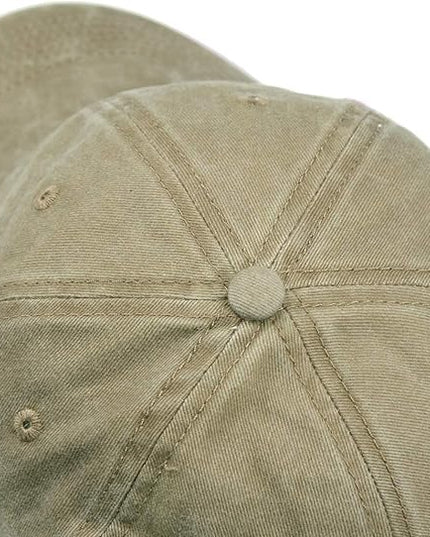 HH HOFNEN Men Women Washed Distressed Twill Cotton Baseball Cap Vintage Adjustable Dad Hat