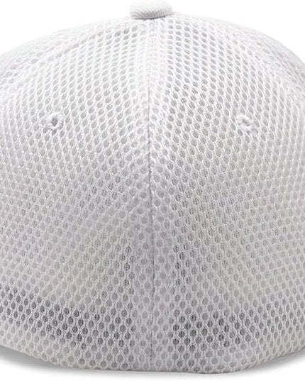 [2 Pack] Hybrid Stretch-Fitted Trucker Cap, Baseball Cap with Air Mesh