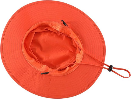 Home Prefer UPF50+ Mens Sun Hat Wide Brim Fishing Hat Womens UV Protection Cap Breathable Mesh Safari Gardening Bucket Hat