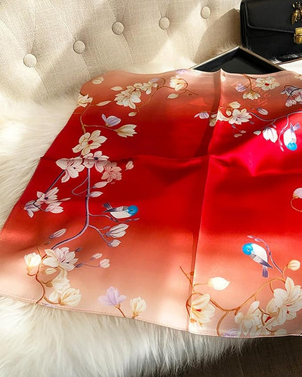 Neck Scarf For Womens Silky Head Scarves Hair Bandanas Square Scarf Fashion Accessories lightweight