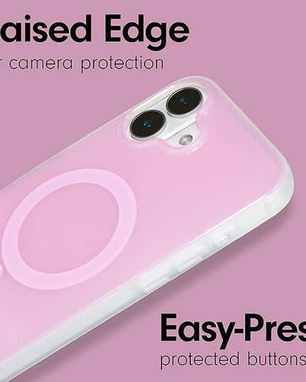 Sonix Case for iPhone 16 | Compatible with MagSafe | 10ft Drop Tested | Jelly Pink