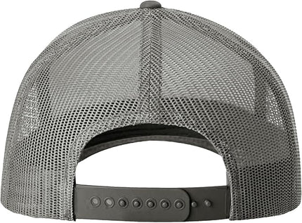 TZ Promise Men Women Plain Cotton Trucker Cap with Breathable Mesh Back, Snapback Baseball Hats