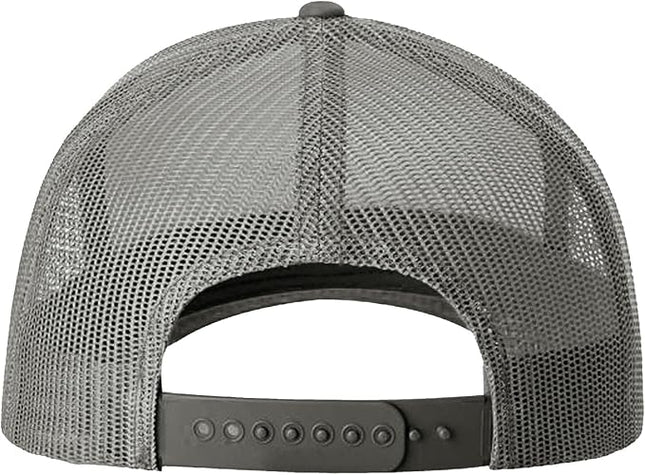 TZ Promise Men Women Plain Cotton Trucker Cap with Breathable Mesh Back, Snapback Baseball Hats