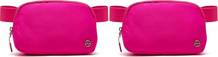 Pander Unisex Belt Bag Fanny Pack for Women with Adjustable Strap, Small Waist Pouch for Workout Running Traveling Hiking