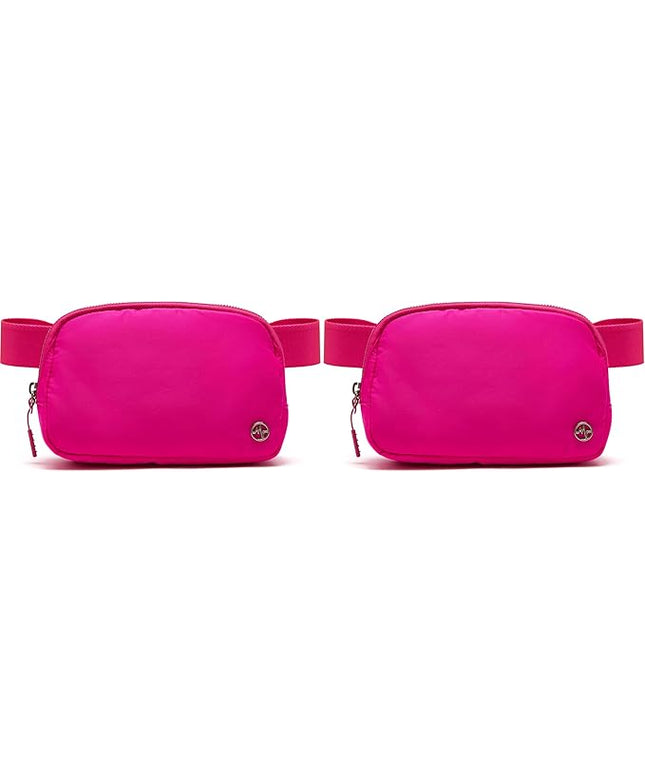 Pander Unisex Belt Bag Fanny Pack for Women with Adjustable Strap, Small Waist Pouch for Workout Running Traveling Hiking