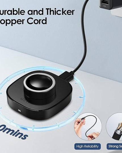 Compatible with Oura Ring Gen3 Charger - Size 11 - Fast Charging Dock with USB-C Cable for Smart Ring (11)