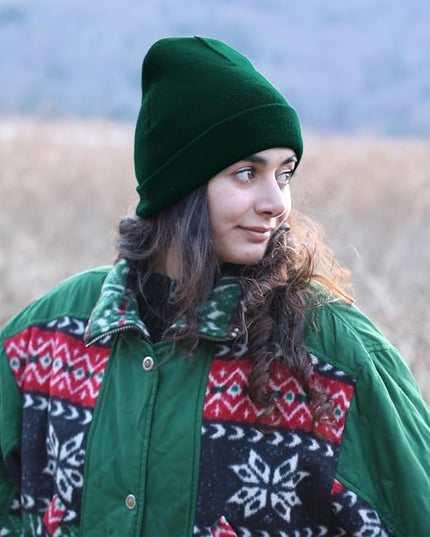 ZOORON 1&2 Pack Beanie for Men Women Slouchy Beanie Hats Winter Knit Caps Soft Ski Hat Unisex