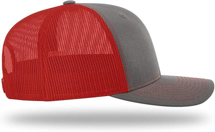 Richardson 112 Trucker Hat - Premium Adjustable Snapback Hat - Structured Six Panel Richardson Blank Caps