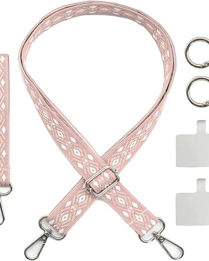 LEMEDE Adjustable Phone Lanyard - Phone Wristlet & Crossbody Phone Strap, Versatile for ID, Camera，Key straps(1" Width)