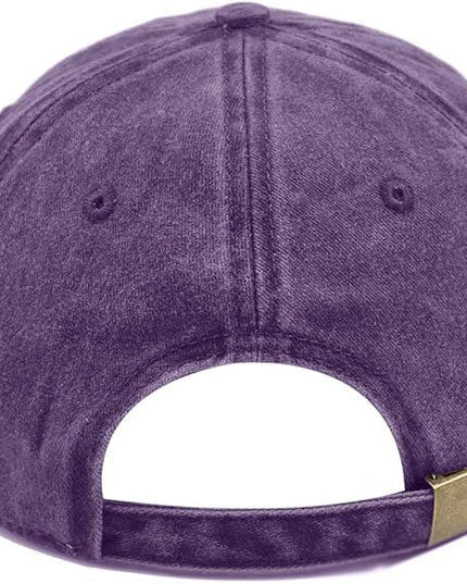 HH HOFNEN Men Women Washed Distressed Twill Cotton Baseball Cap Vintage Adjustable Dad Hat