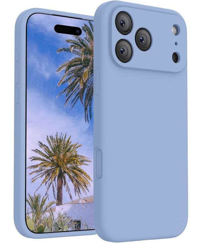 FireNova Magnetic for iPhone 17 Pro Case, Compatible with MagSafe, [Integrated Silicone Camera Control Button] [Camera Protection] Anti-Scratch Microfiber Lining Phone Case, 6.3", Light Blue