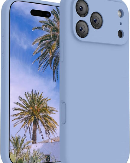 FireNova Magnetic for iPhone 17 Pro Max Case, Compatible with MagSafe, [Integrated Silicone Camera Control Button] [Camera Protection] Anti-Scratch Microfiber Lining Phone Case, 6.9", Light Blue