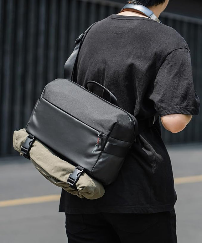 tomtoc Compact EDC Sling Bag 3L-10L, Minimalist Crossbody Bag Chest Shoulder Pack for Men Women, X-pac/Recycled Polyester