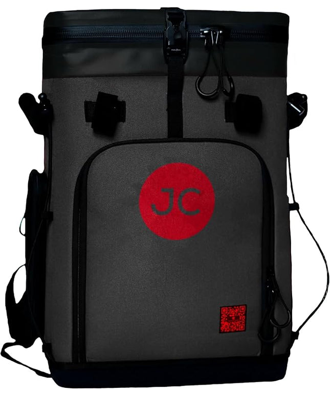 Convertible Cooler Backpack with Dry Storage by JustinCASE | Waterproof Travel Cooler Bag for Drinks, Clothes & Trips